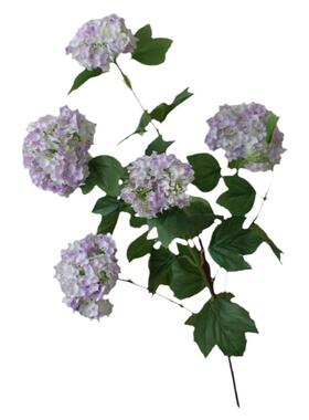 五头香雪球清新木绣球长枝仿真花干花客厅花艺摆件婚庆摆设装饰品