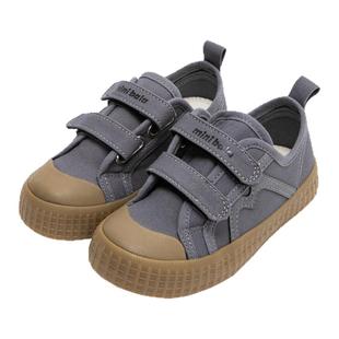 迷你巴拉巴拉男童女童帆布鞋2024春新款宝宝轻盈透气止滑防摔童鞋