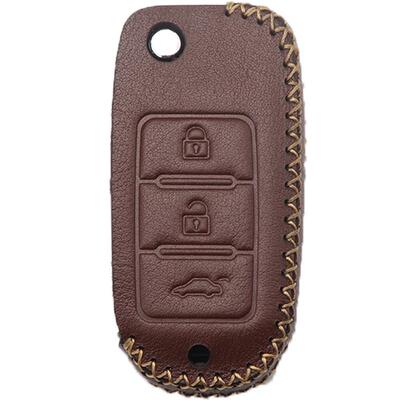 东风风行T5/T5L/S50/SX6/M7景逸X5X3菱智M5/M3汽车钥匙包真皮套扣