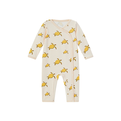 Milkbarn婴儿长袖斜襟连体服