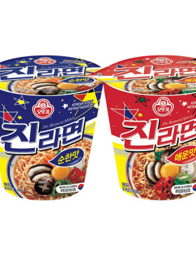 韩国进口不倒翁金拉面杯面芝士面