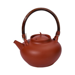 潮州红泥炭炉碳提梁壶酒精茶具套装围炉煮茶器具全套户外露营旅行