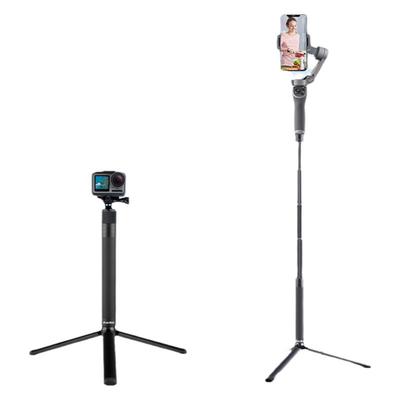 适用大疆om4手持云台灵眸3稳定器om3浩瀚逗映延长杆se三脚架奥川配件om5自拍杆魔爪智云飞宇insta360x4自拍杆