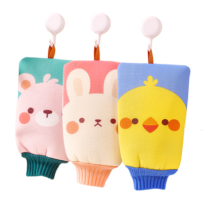 欢好儿童搓澡巾浴花二合一宝宝女专用细砂强劲搓泥洗澡神器沐浴球