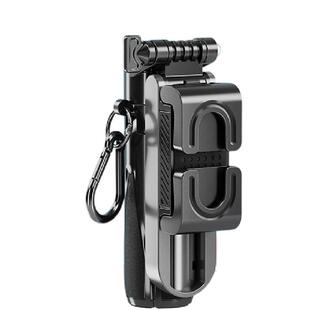 纽尔迷你自拍杆2025新款落地三脚架拍照神器旅游便携手机支架360度旋转运动相机手持vlog拍摄专用蓝牙遥控