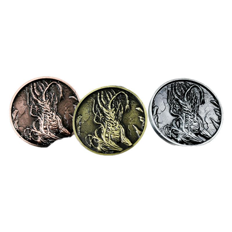 【游歌桌游】克苏鲁神话金属铸币第二季收藏币莎布犹格暗夜咆哮者