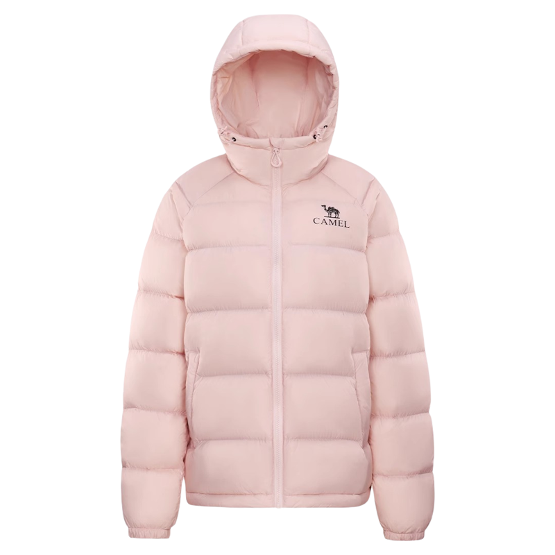 骆驼羽绒服女2026冬季新款90绒保暖连帽面包服羽绒外套旗舰店正品
