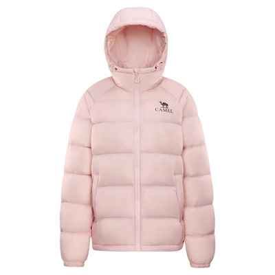 骆驼羽绒服女2026冬季新款90绒保暖连帽面包服羽绒外套旗舰店正品