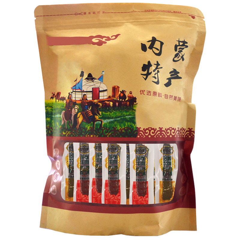 500g内蒙古风干牛肉干1号牧场