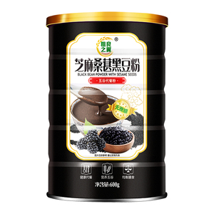 【买一罐送一罐同款】粗粮之翼芝麻桑葚黑豆粉代餐无蔗糖罐/600g