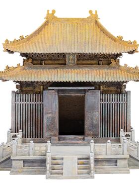 木上匠武当山金殿古建筑成品模型