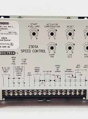WOODWARD 2301A SPEED CONTROL 9907-014 REV.F