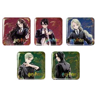正版官谷 哈利波特方吧唧马口铁徽章马尔福花语赫敏双子周边