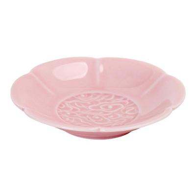 叶落秋景陶瓷中式茶点盘