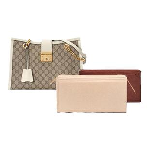 静婉适用Gu/cci古其驰内胆包padlock小中号收纳内衬化妆包中包撑