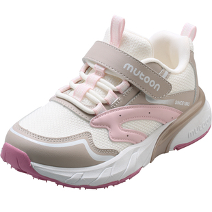 牧童女童鞋子青少年儿童运动鞋2026春季新款轻便小孩跑步校园鞋男