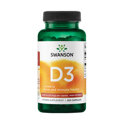 swanson斯旺森维生素D3胶囊