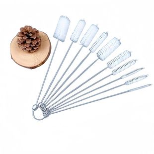 内孔毛刷过滤清洗刷吸管茶壶嘴管道小缝隙清洗长刷款套装内壁清洁