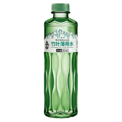 解暑竹叶薄荷水苏打水305ml*12瓶整箱家庭畅享饮用山泉瓶装弱碱性