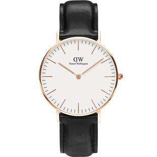 DW女士手表 CLASSIC系列经典皮带轻薄石英女表 休闲女士腕表36MM