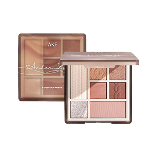 akf眼影盘03七色综合大地眼影盘高光多色系琥珀奶咖新手2023新款