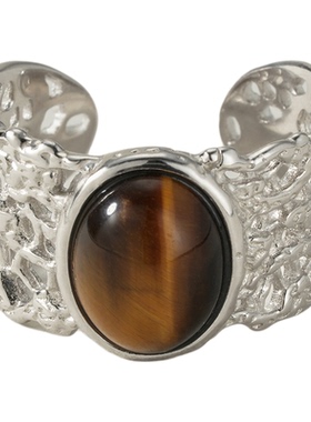 素图女925银秋冬气质美拉德戒指