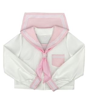 樱奈家原创粉领白三本水手服日系学院风甜美可爱风校服JK制服套装