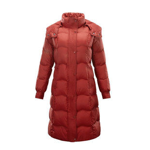 文华羽绒2025冬季新款女休闲加厚羽绒服中长款经典百搭保暖外套