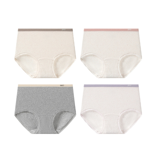 芬腾可安少女内裤无痕高腰舒适透气三角裤全棉裆柔软亲肤女士短裤