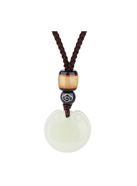 天然和田玉吊坠男女款