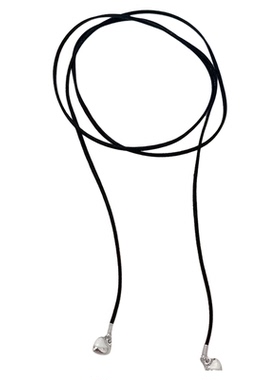 许我耀眼赵露思许妍同款黑绳项链