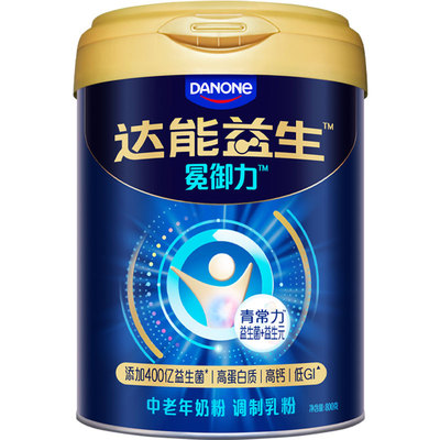 【官方正品| 叶童同款】达能益生中老年营养代谢牛奶粉益生菌高钙