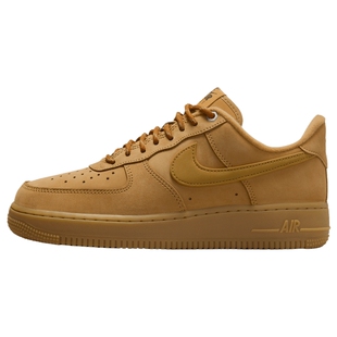 NIKE耐克女子AIR FORCE 1空军一号小麦色运动板鞋FZ7372-200