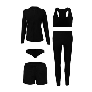 情侣潜水服男款全身防晒长袖长裤分体水母泳衣女冲浪服浮潜游泳衣