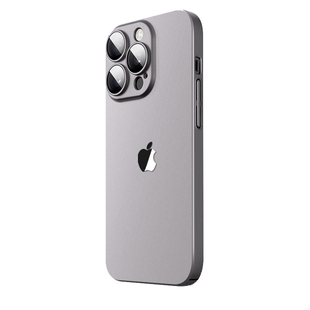 钛黑色适用于苹果16promax手机壳新款裸机感iPhone15pro保护套14plus磨砂硬壳12镜头全包防摔高级感13超薄男