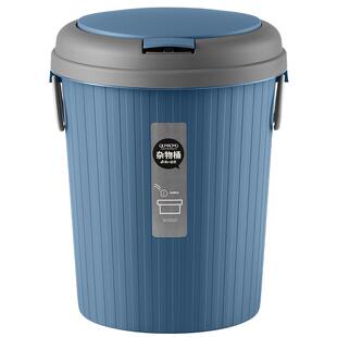 弹盖垃圾桶北欧风家用客厅厨房卧室卫生间厕所商用创意带盖大容量