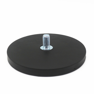 厂家直销D66包胶强磁 底座车顶吸盘 汽车射灯支架广告 牌吸盘磁铁