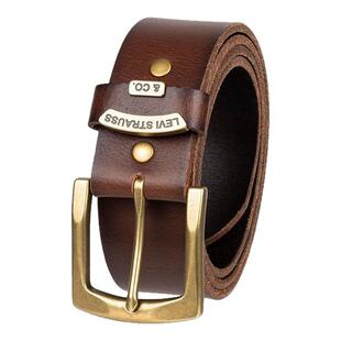 Levi’s/李维斯男士腰带皮带服饰配饰做旧手工裤腰带休闲美国直邮