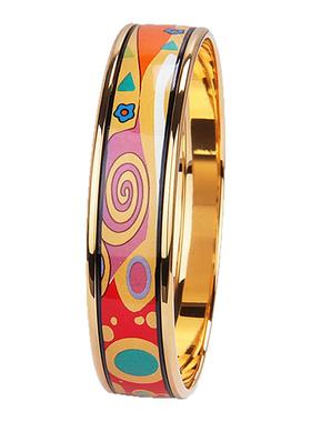 生命之树画珐琅手镯女