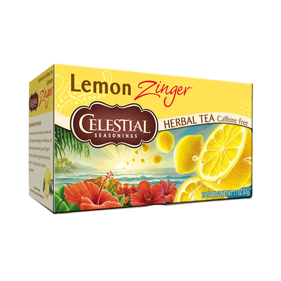 Celestial-喜乐 柠檬 Lemon Zinger 无咖啡因花草茶 20包
