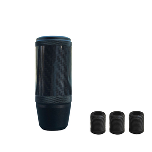 JDM汽车改装排档头碳纤维纹铝合金自动挡手动通用加长档把头档杆