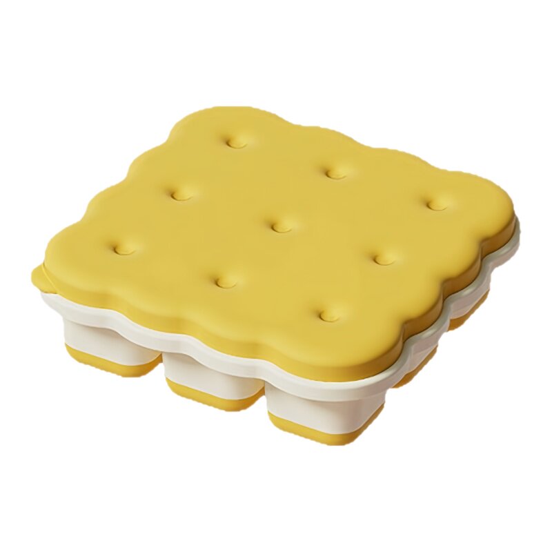 饼干造型带盖食品级PP冰格模具