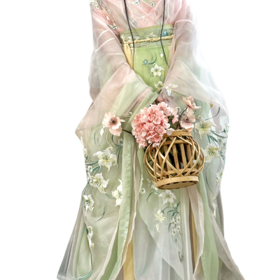 荟萃阁魏晋风重工刺绣齐腰汉服