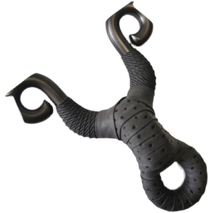 冷弯弹弓新款高精度不锈钢猫头鹰平头户外扁皮大威力竞技传统玩具