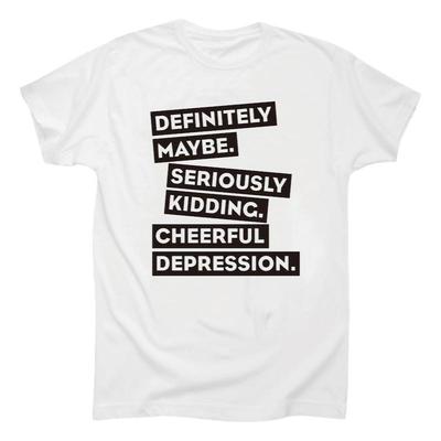 令人愉悦的忧伤幽默休闲T恤