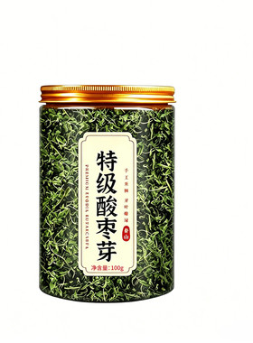 野生酸枣芽茶新鲜采摘酸枣叶嫩芽茶睡眠茶正品官方旗舰店26年新茶