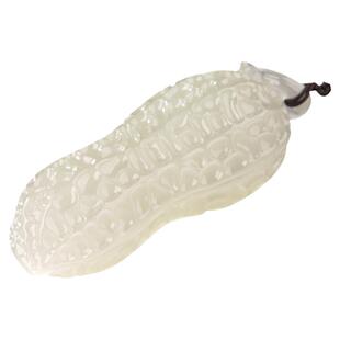 天下玉家 玉石花生手把件随身盘玩挂件玉雕装饰祝福礼品