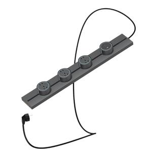 免接线轨道插座家用带插头超薄厨房扩展插座30cm联排插座延长神器