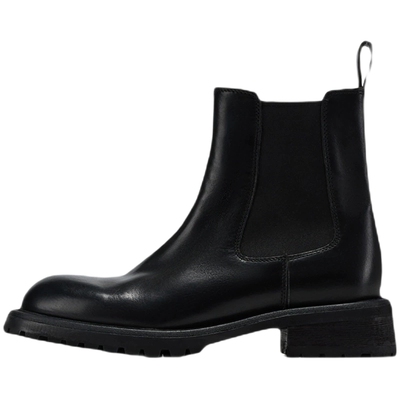 RosaBianca马皮切尔西短靴女