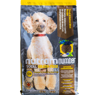 加拿大进口纽顿狗粮T28三文鱼1.82/6KG小型犬泰迪狗粮减肥健康